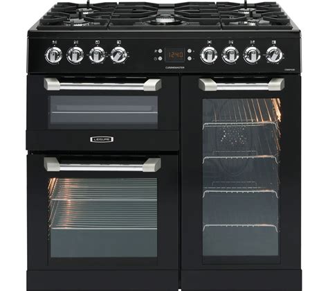 black leisure dual fuel cooker